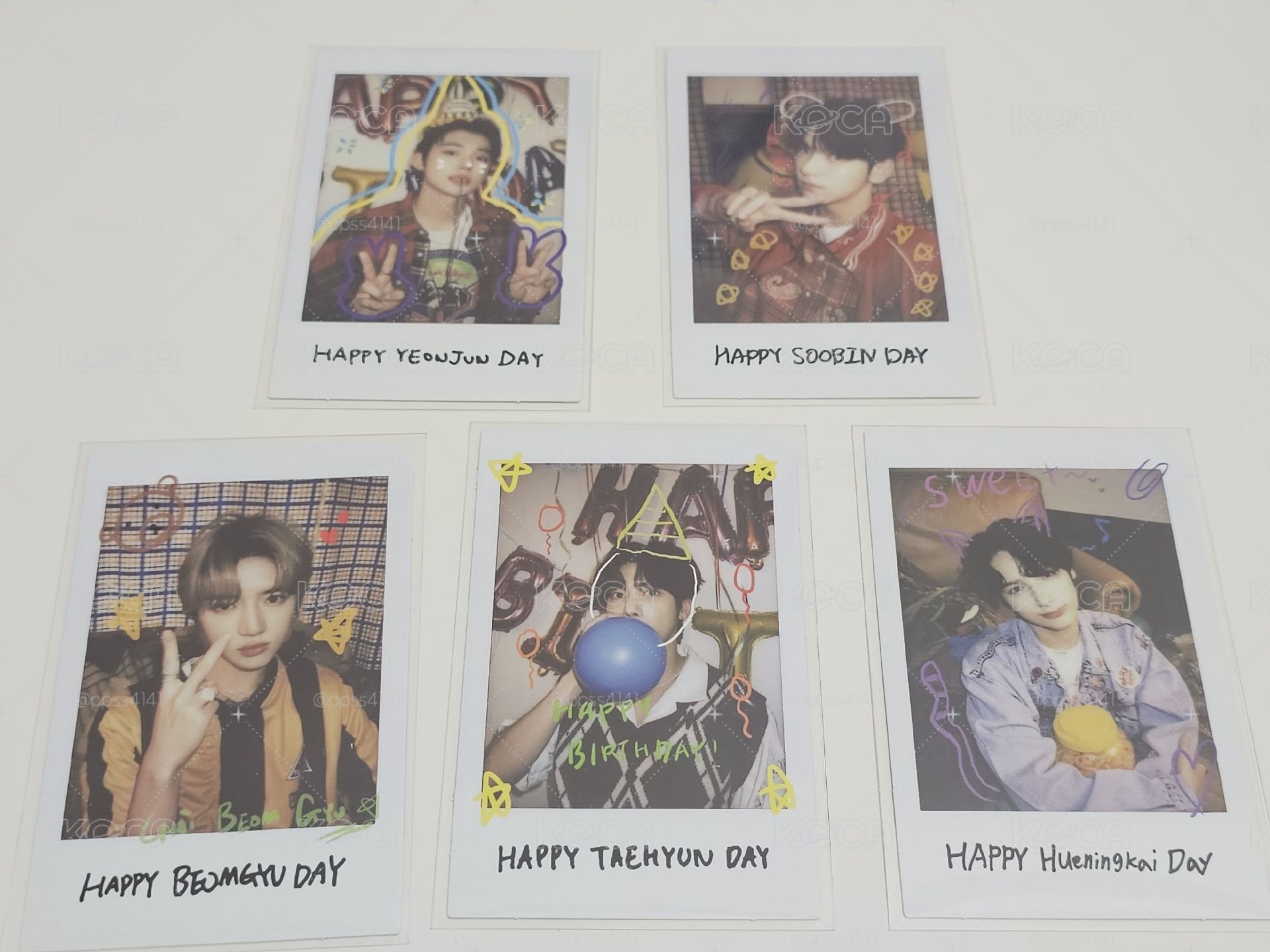 TXT 2023 DECO KIT 拍立得一套