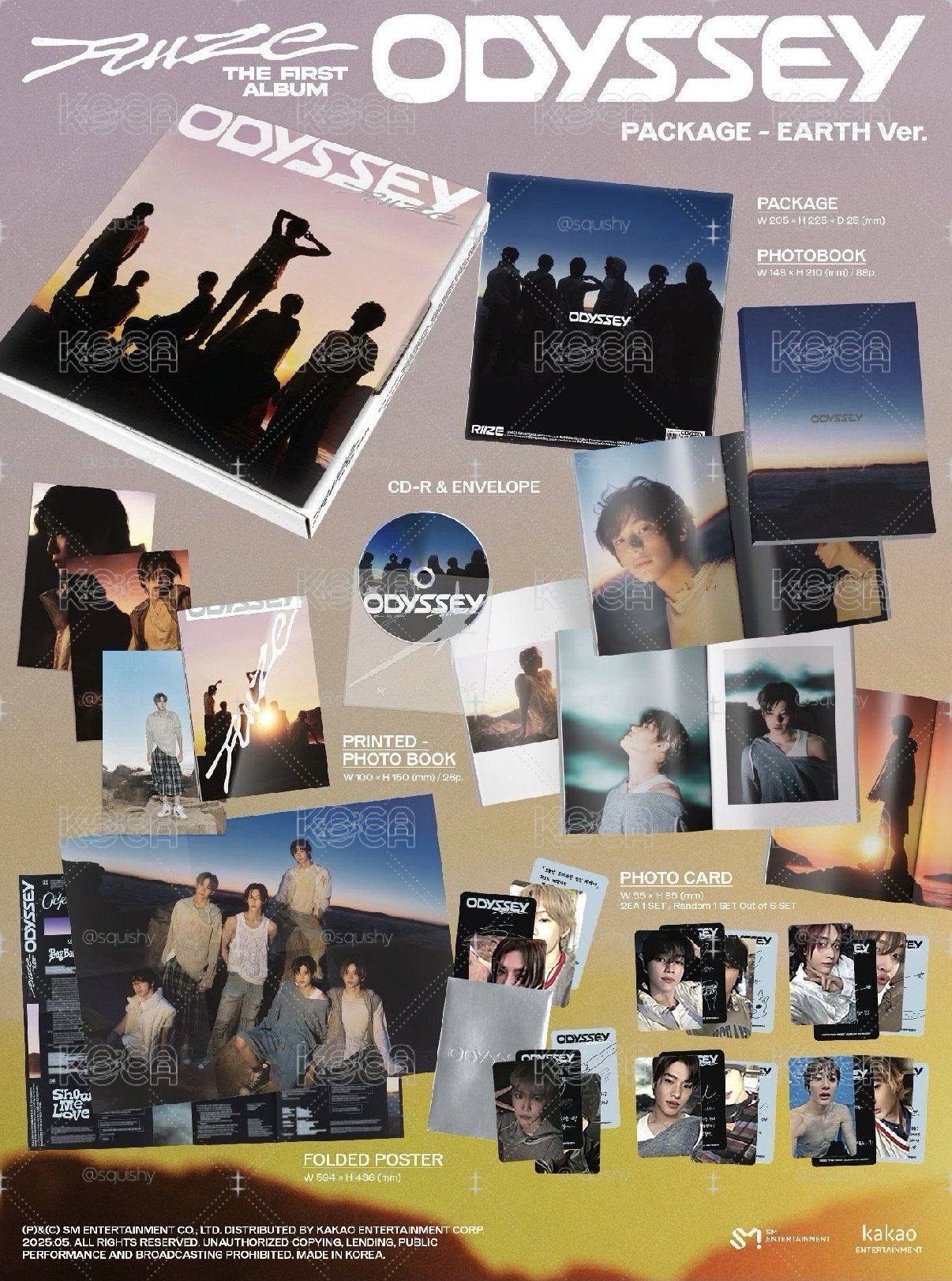 全新未拆 ODYSSEY 專輯 package ver Earth 