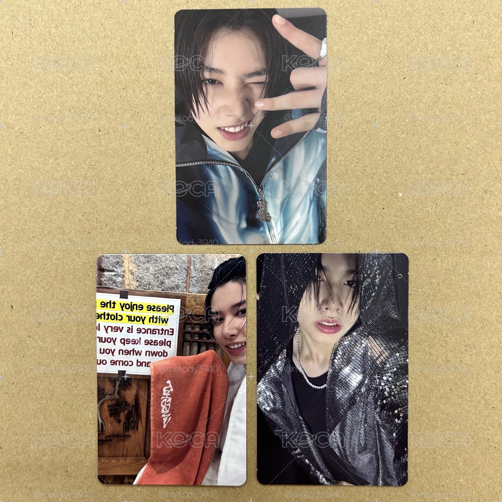 路易專卡3張一套 LNGSHOT 專輯卡