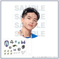 Jumbo fan & deco sticker set