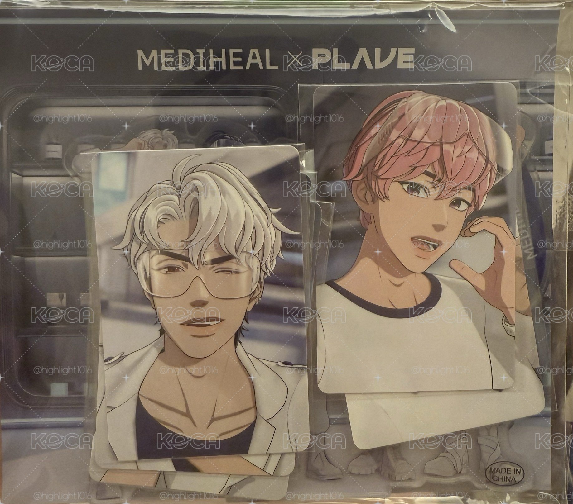 Mediheal小卡一組+立牌
