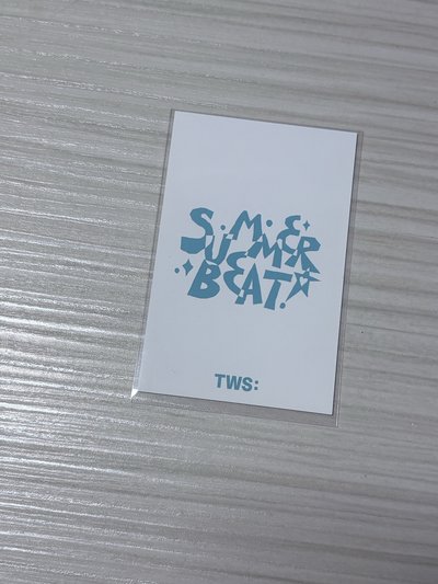 Tws 金道勳 迷二 小卡