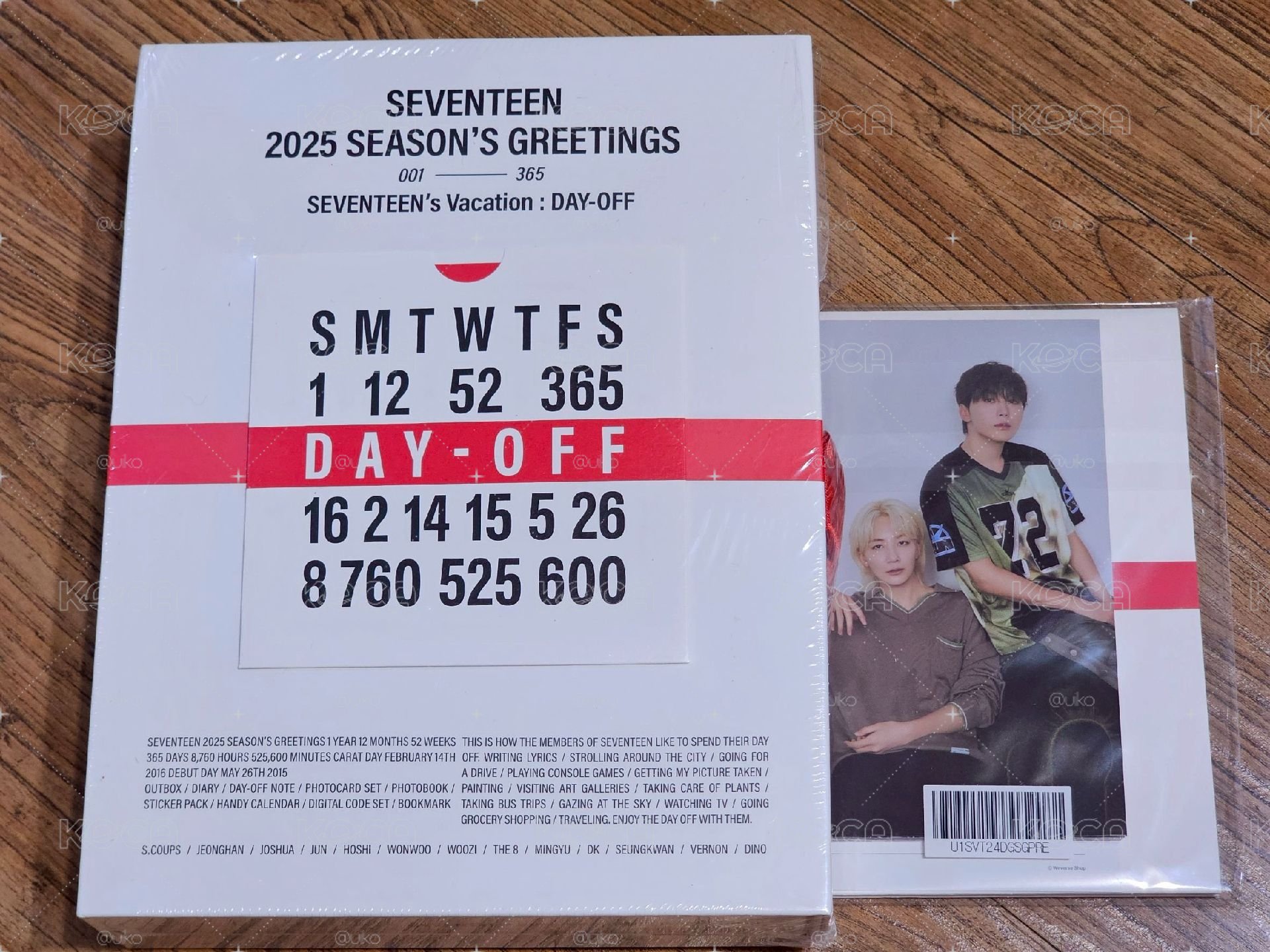 SVT 2025 年曆 含wvs特典