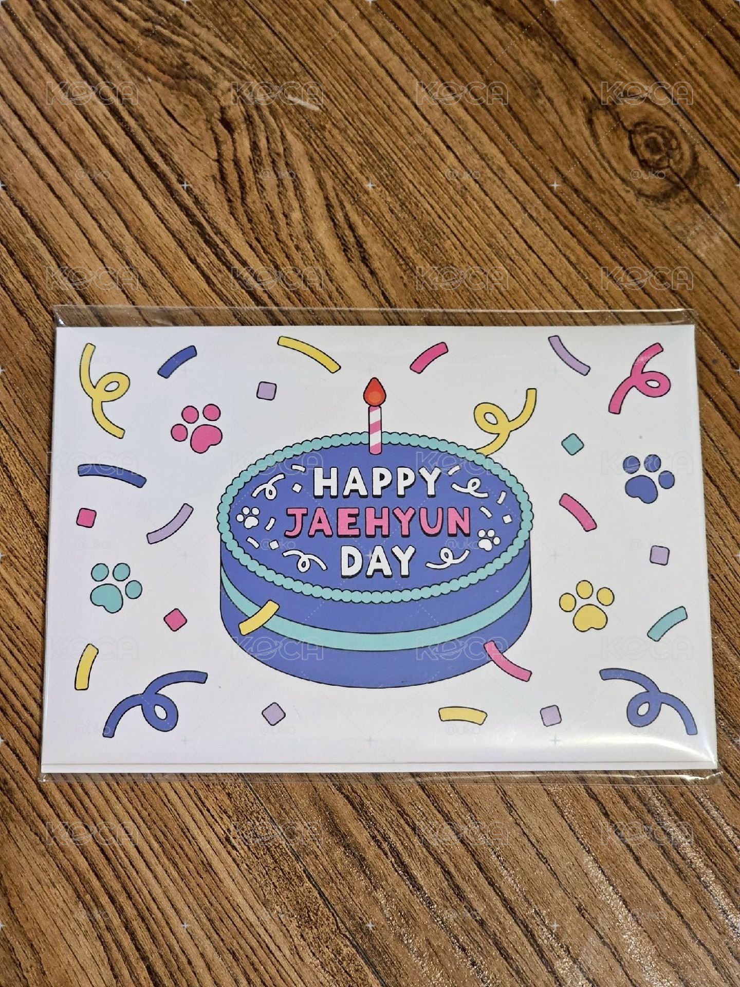 BND JAEHYUN 生日立體卡