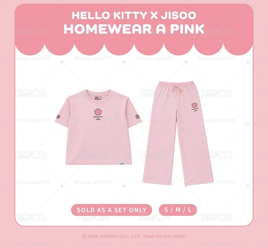 JISOO Kitty聯名居家服
