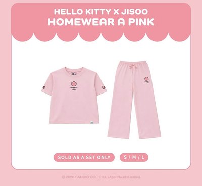JISOO Kitty聯名居家服