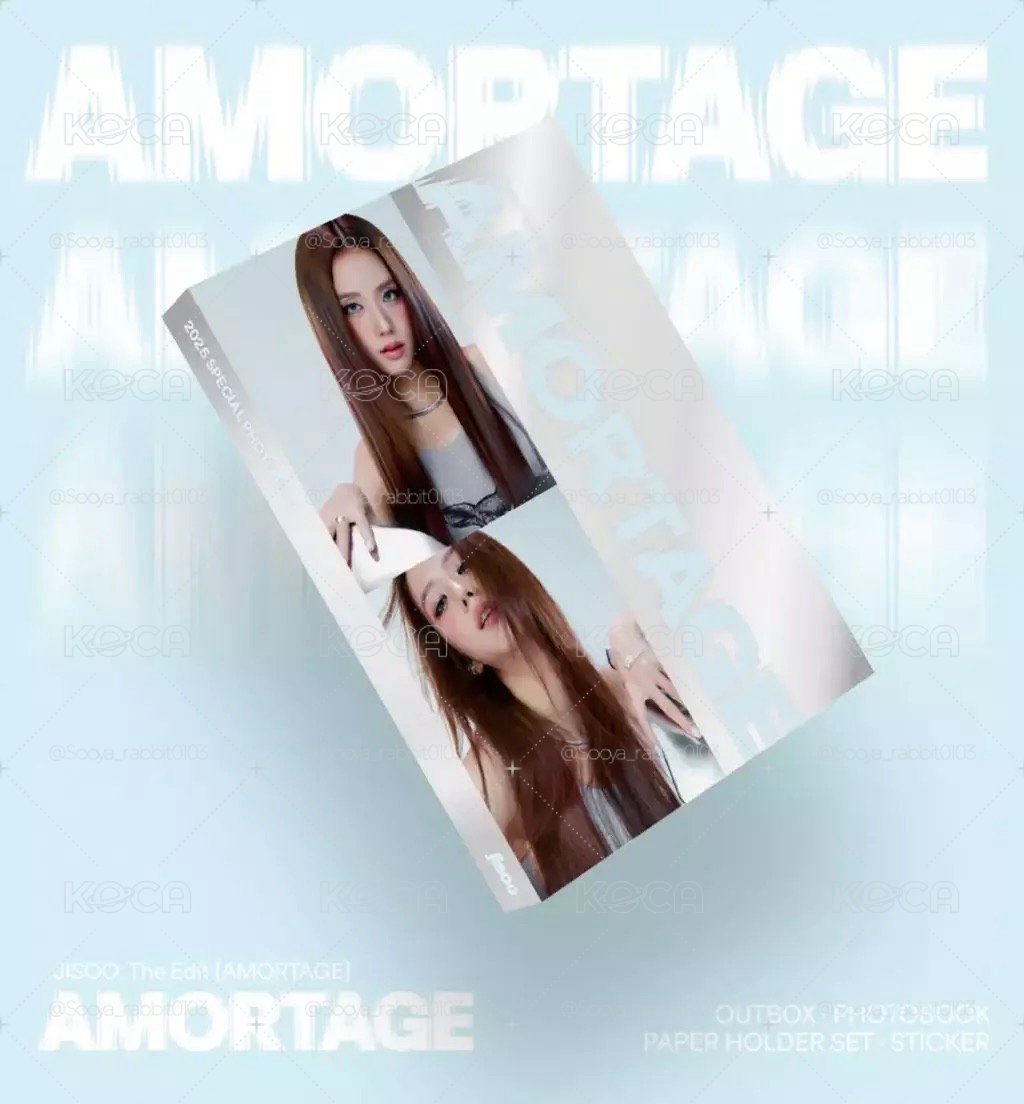 JISOO Amortage特別版寫真+Jisoo單封（不拆