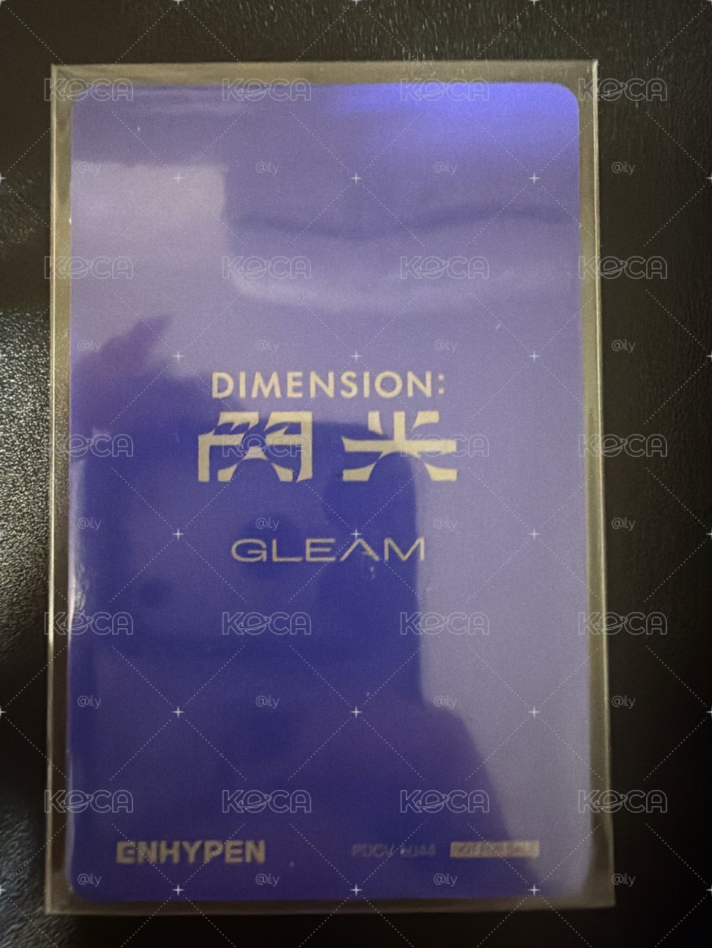 ENHYPEN JAKE DIMENSION : 閃光（SENKOU） 環球 特典卡 