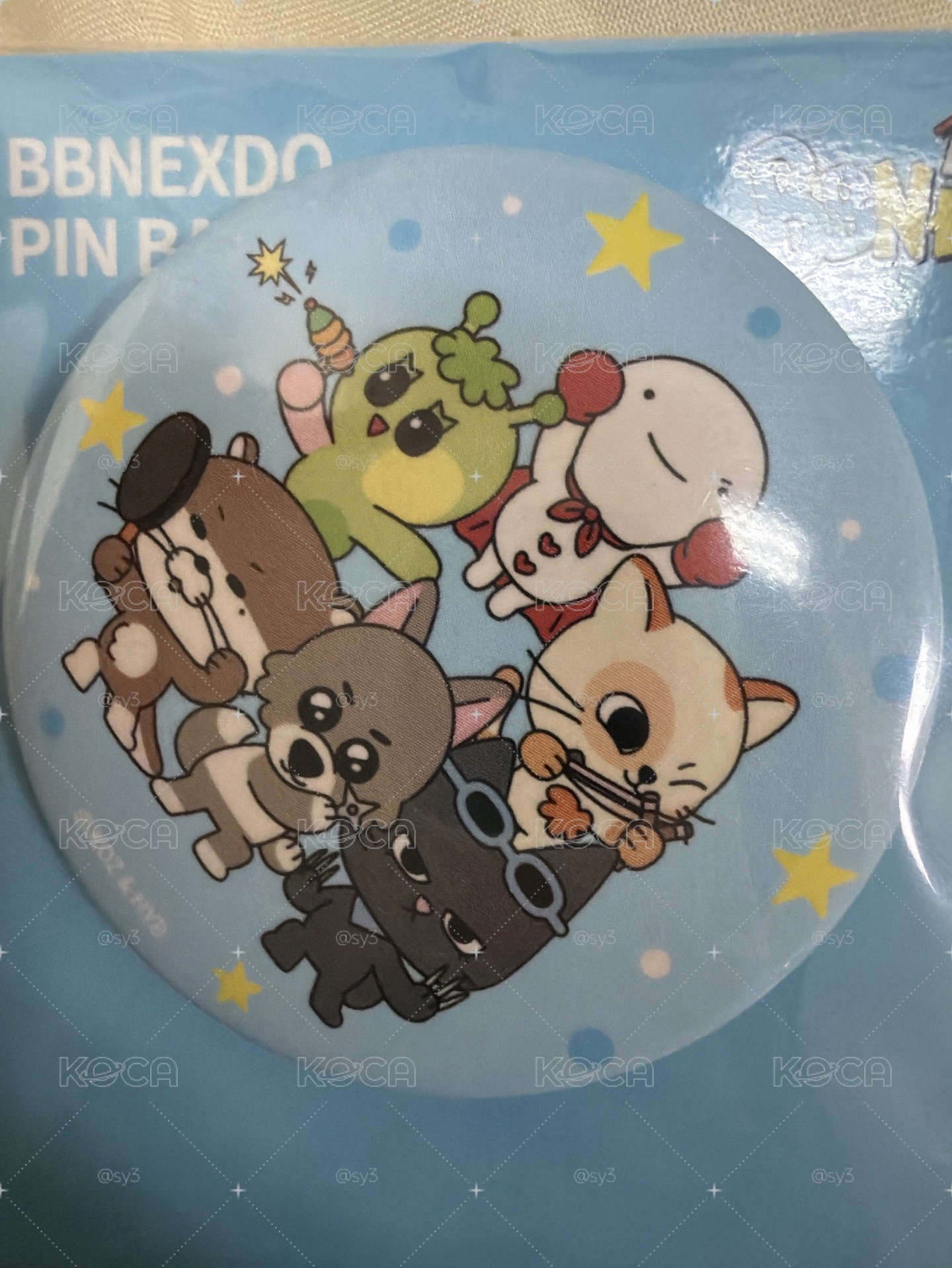 bbnexdo 台北快閃限定徽章（全體ver)