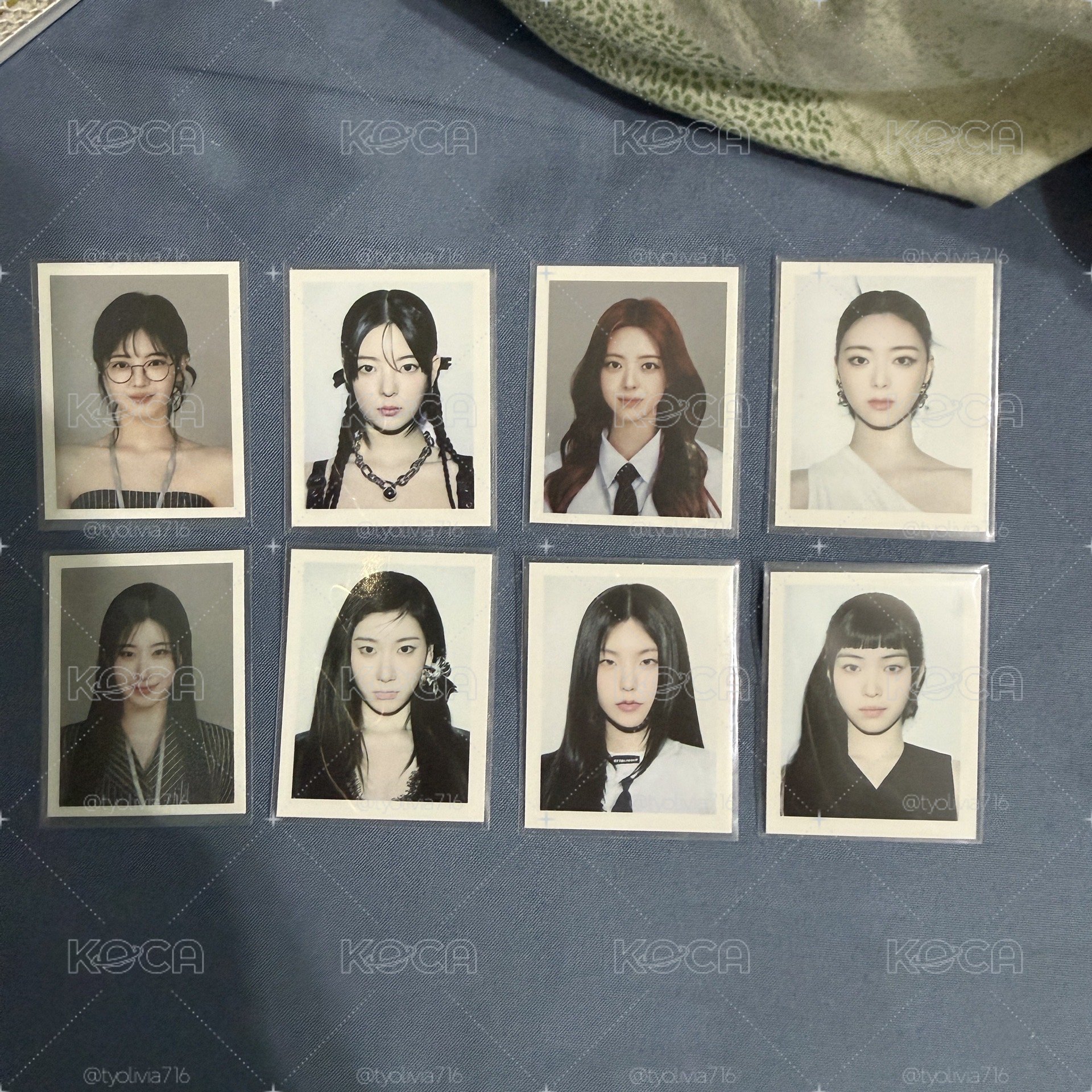 ITZY 證件照 年曆
