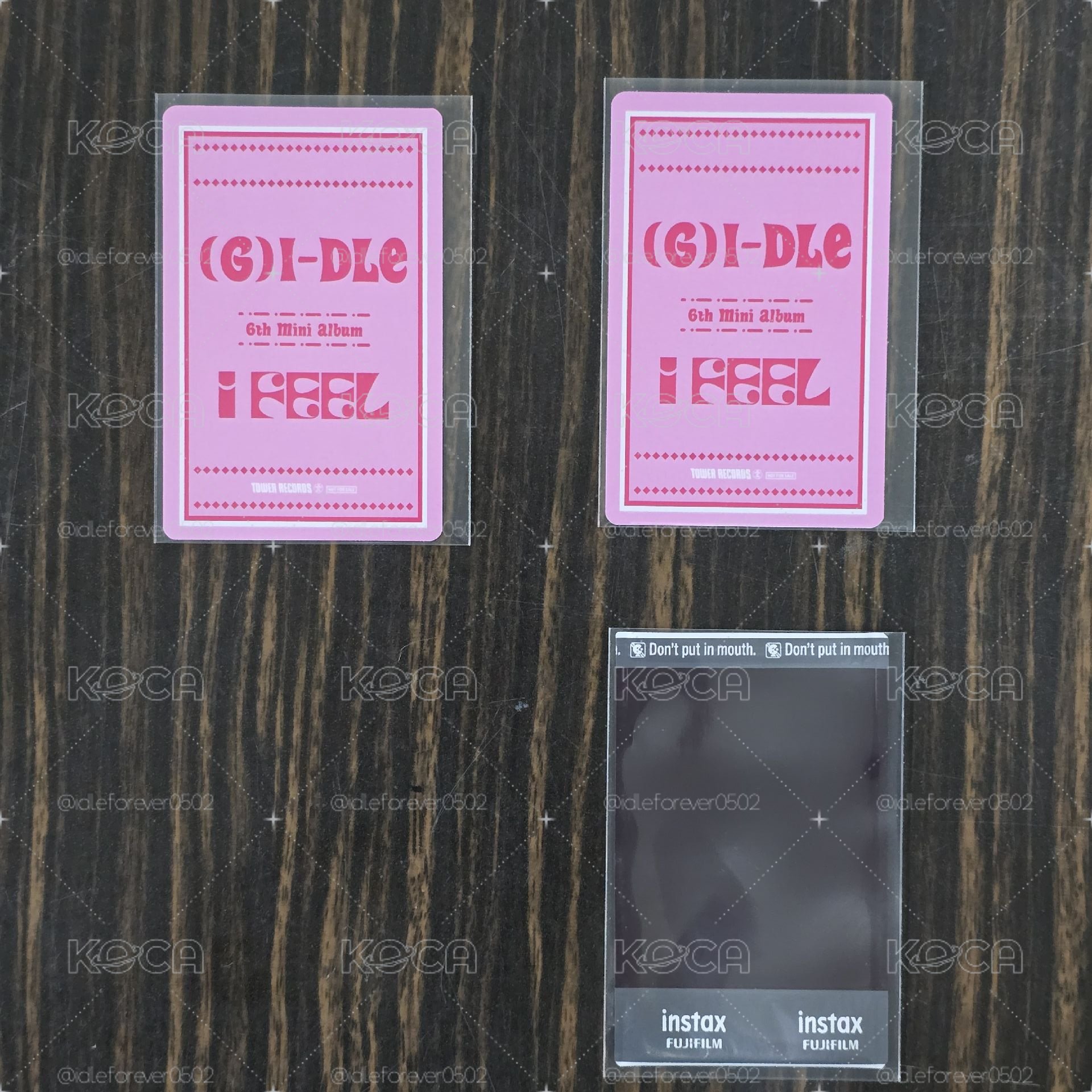 i-dle 迷六 I Feel 塔店1.0特典卡