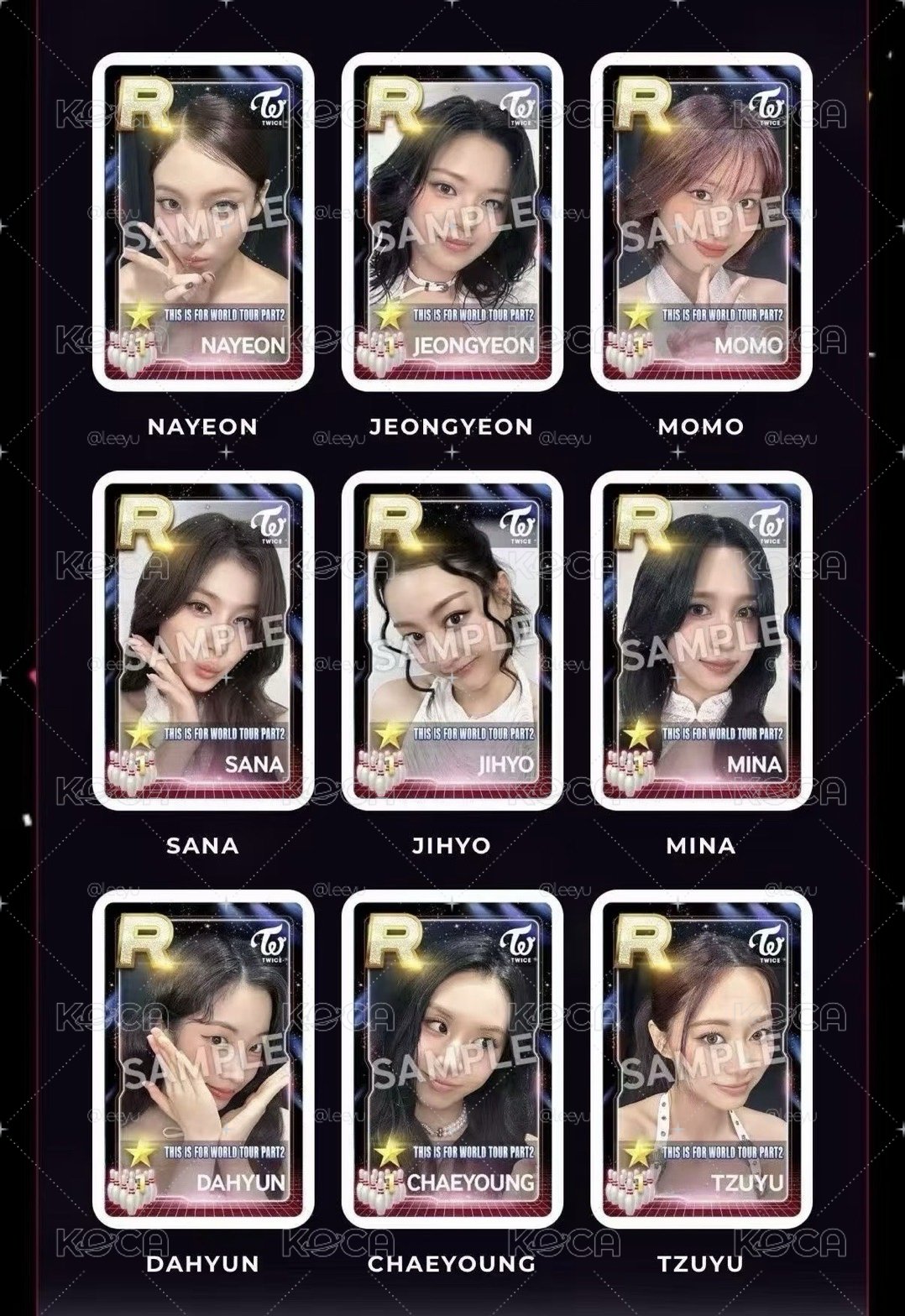 TWICE新國立遊戲卡