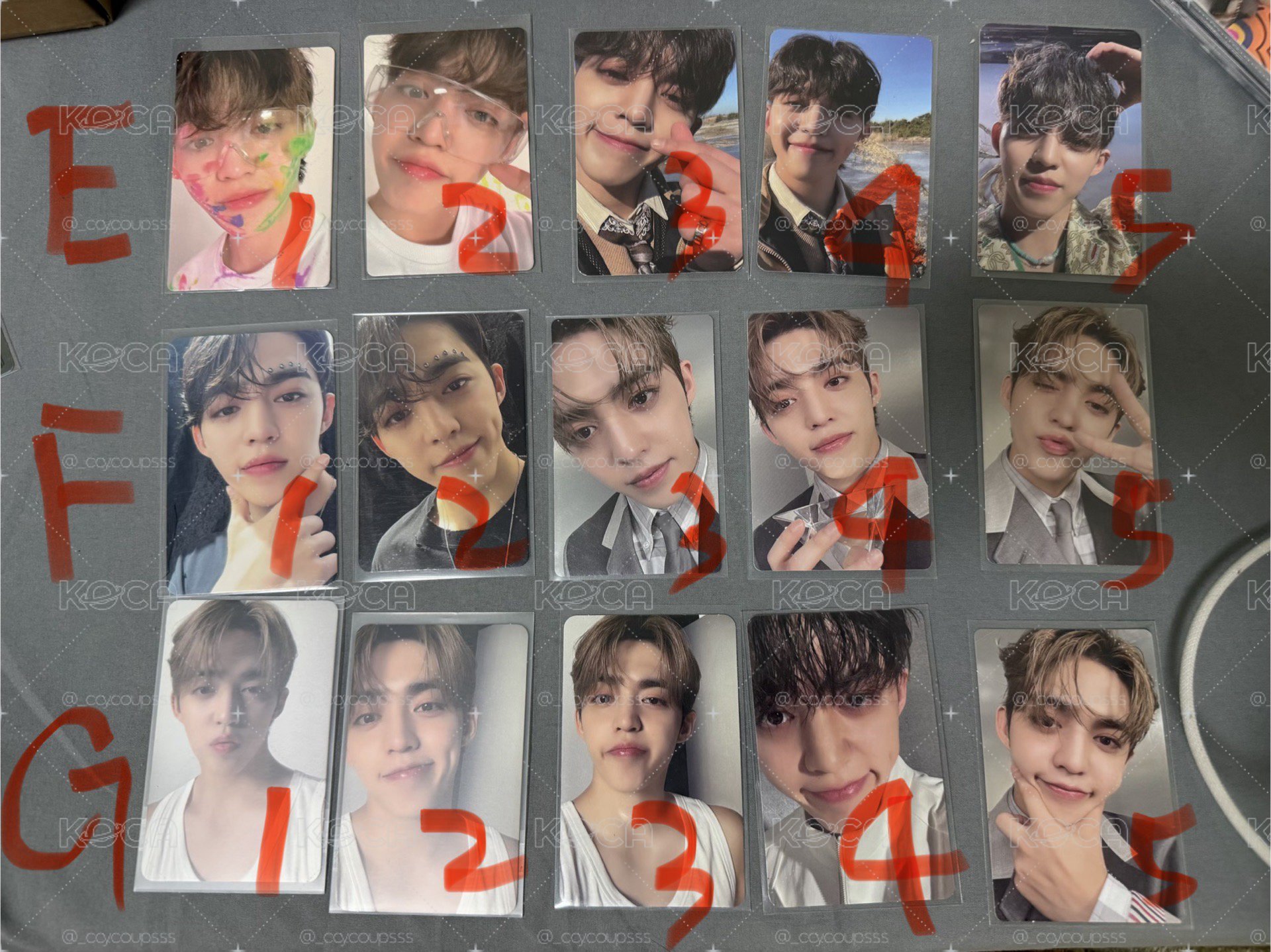 SEVENTEEN S.COUPS 崔勝喆 小卡1️⃣