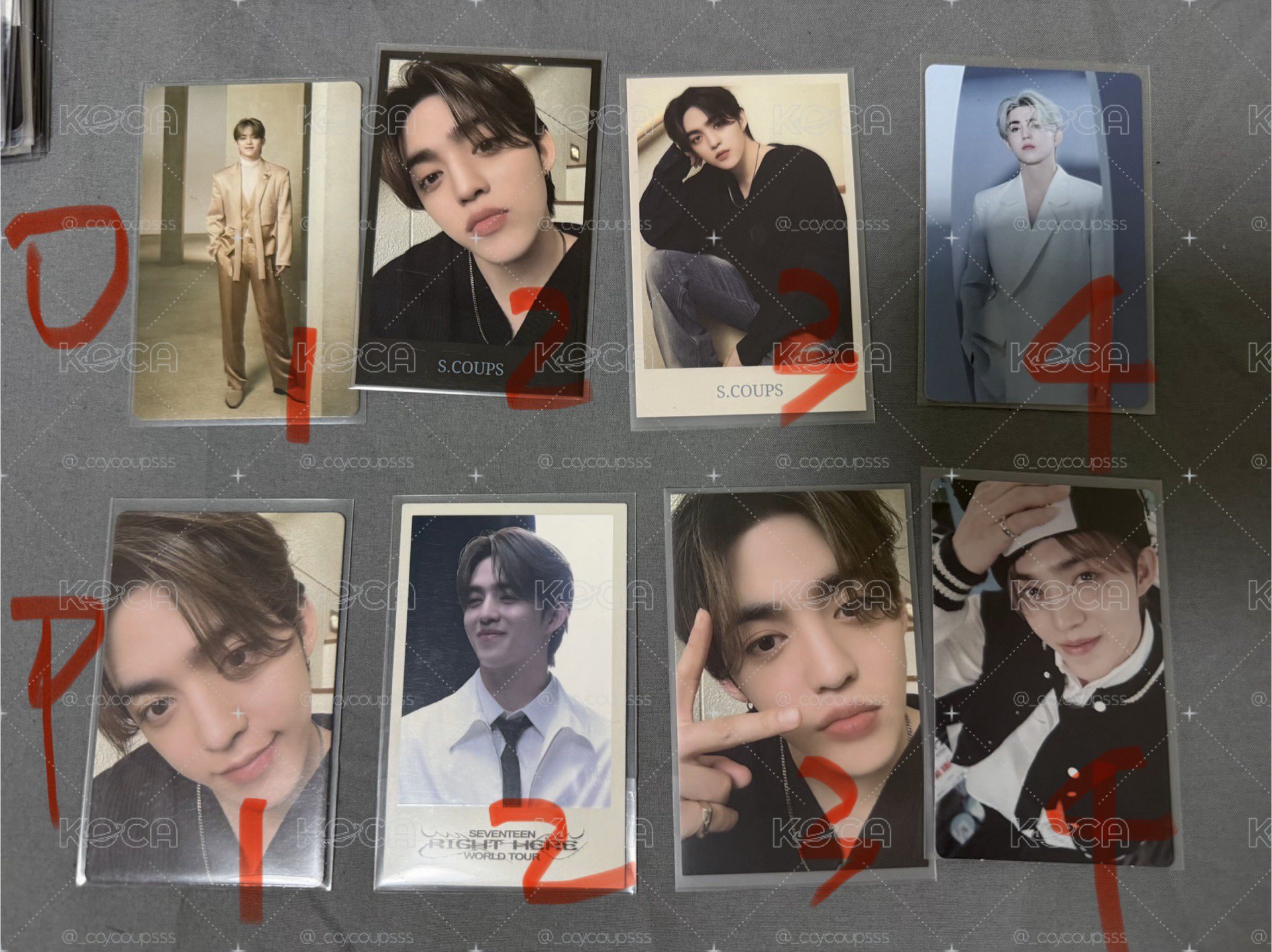 SEVENTEEN S.COUPS 崔勝喆小卡2️⃣
