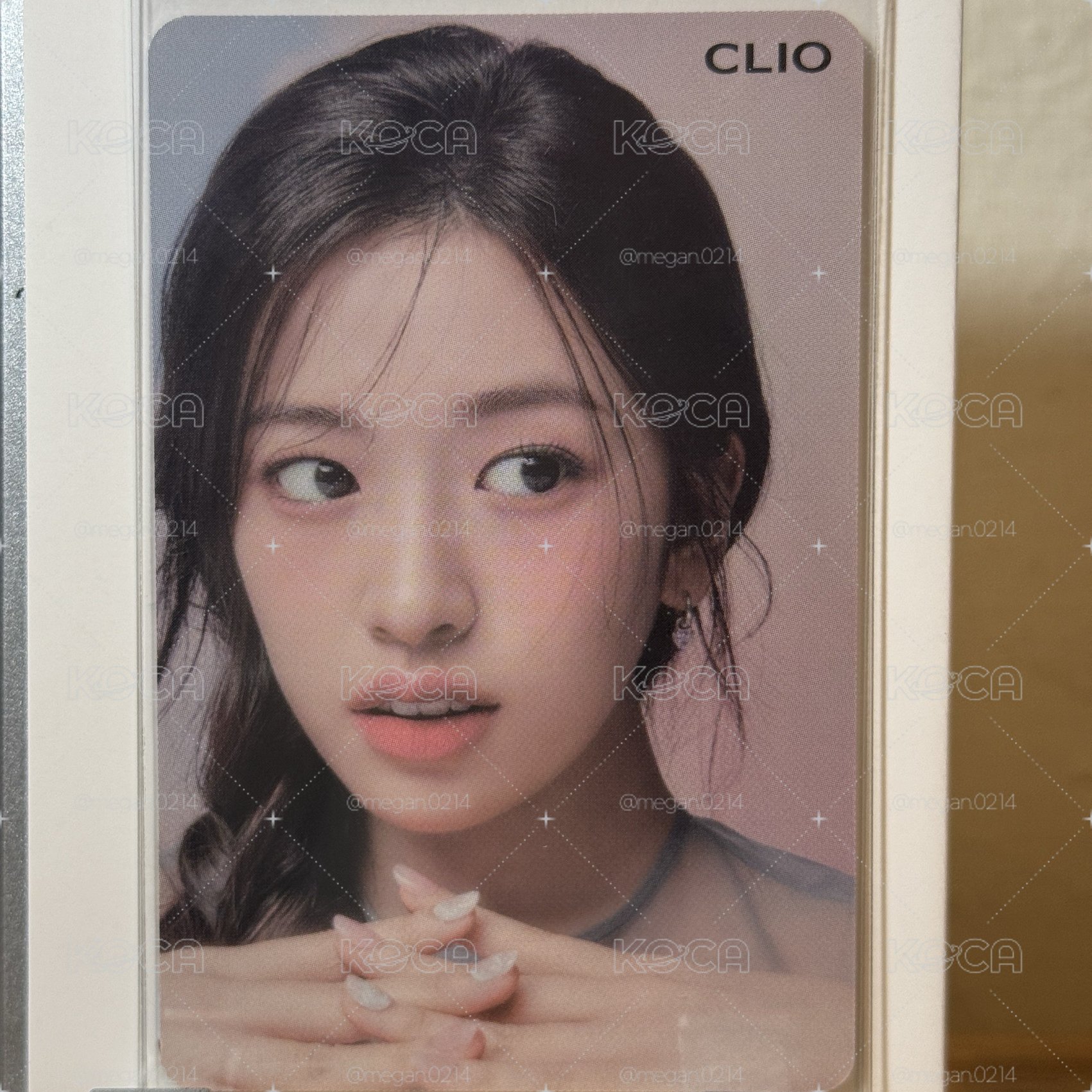 宥真 CLIO代言卡