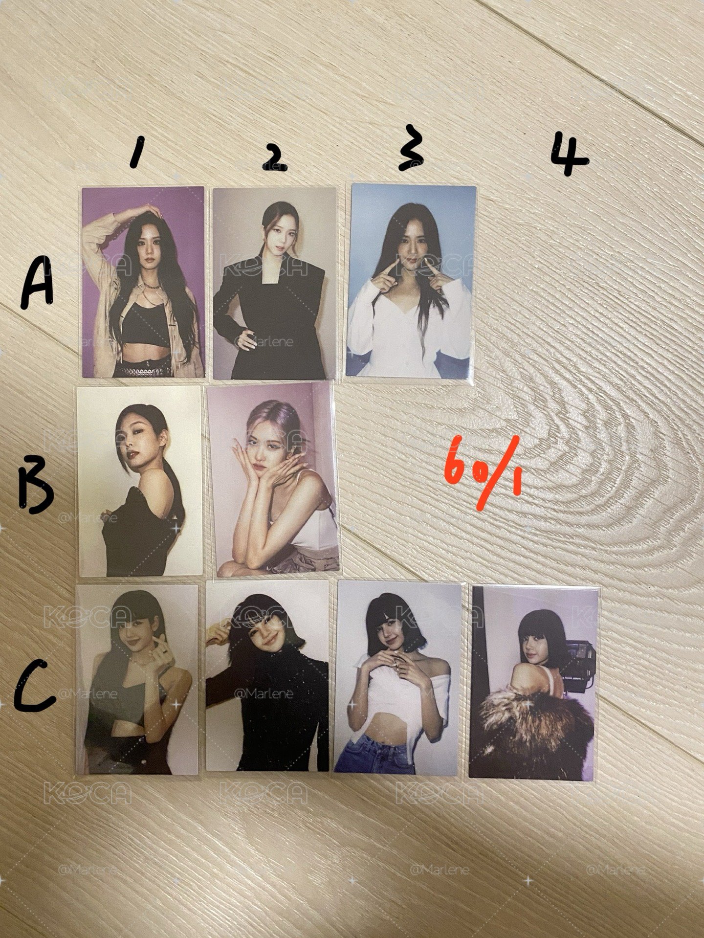 BLACKPINK 小卡