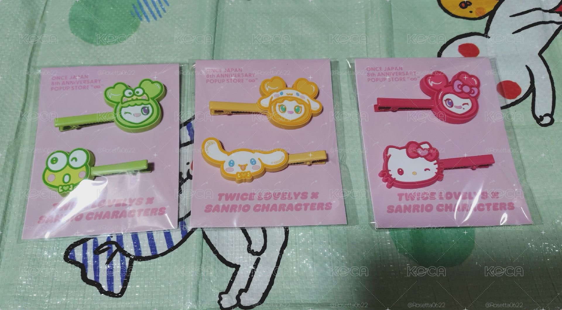 TWICE 三麗鷗聯名 髮夾 剩彩瑛款