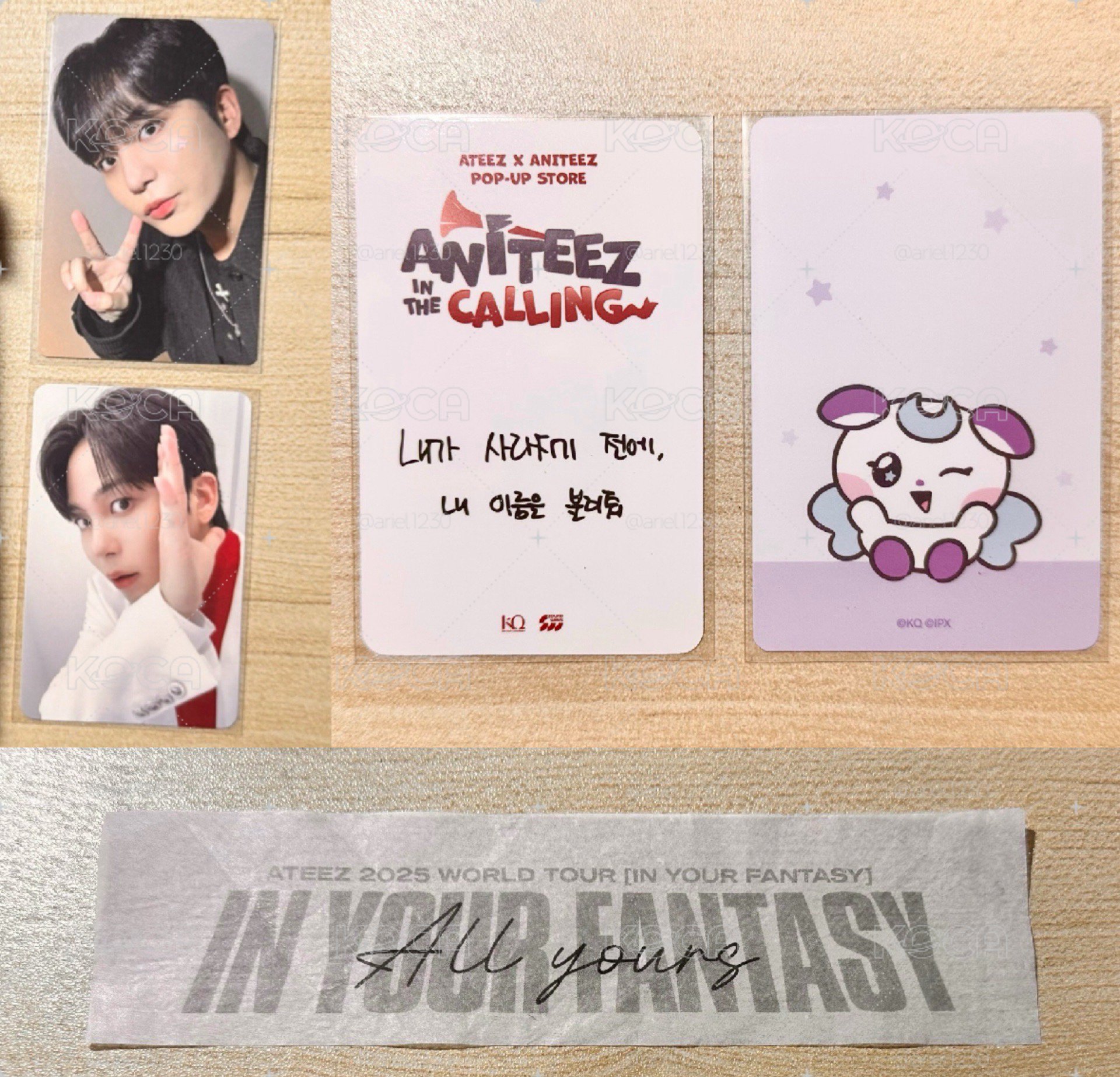 鍾 aniteez+麥梯子滿額卡🐻+IFY台北場彩帶