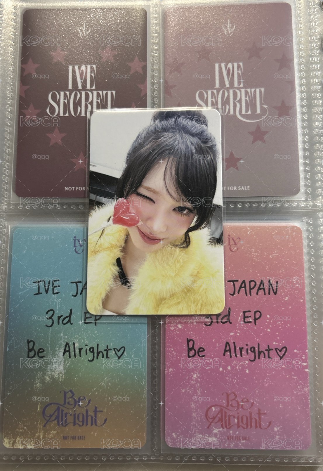 IVE SECRET ms 3.0 簽售卡 