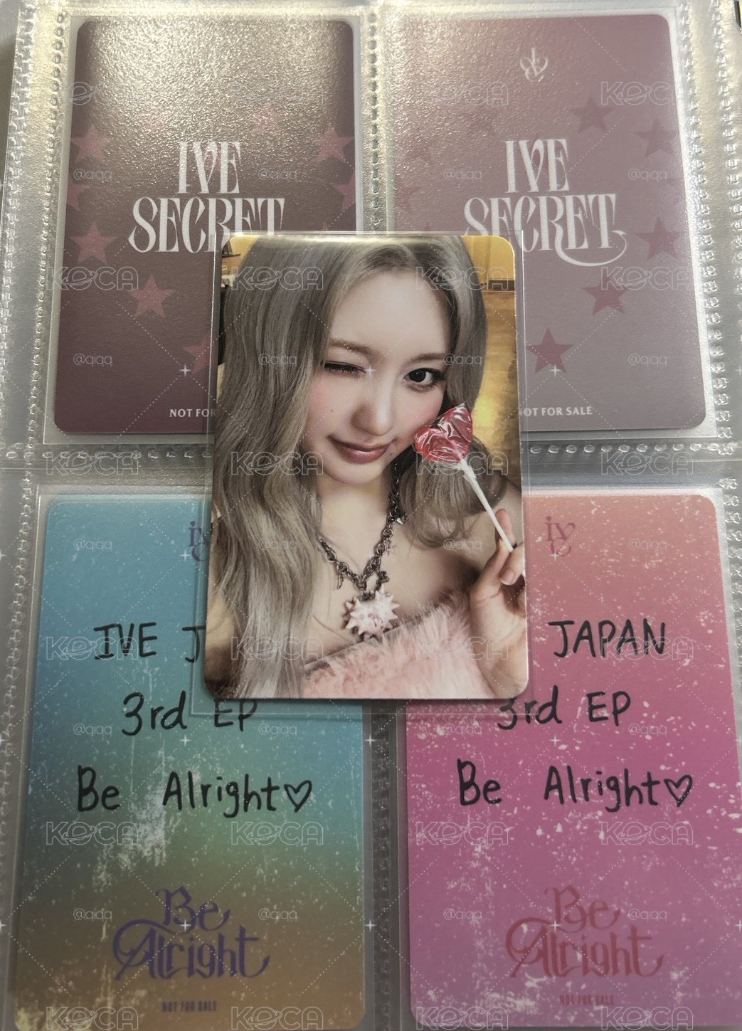IVE SECRET ms 3.0 簽售卡 