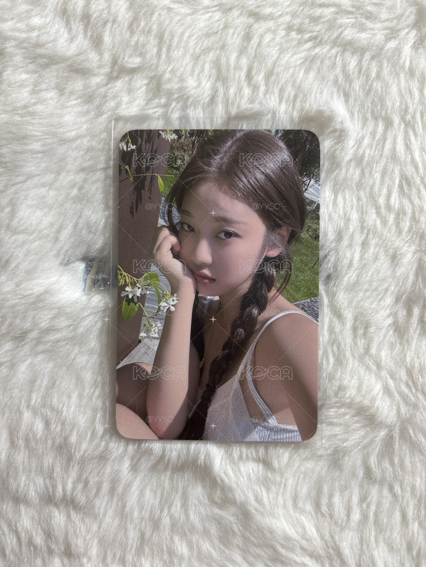 MY WORLD el 特典卡 3.0寧 麻花辮寧