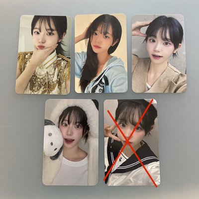 QWER 丹香港入場卡+特典小盤