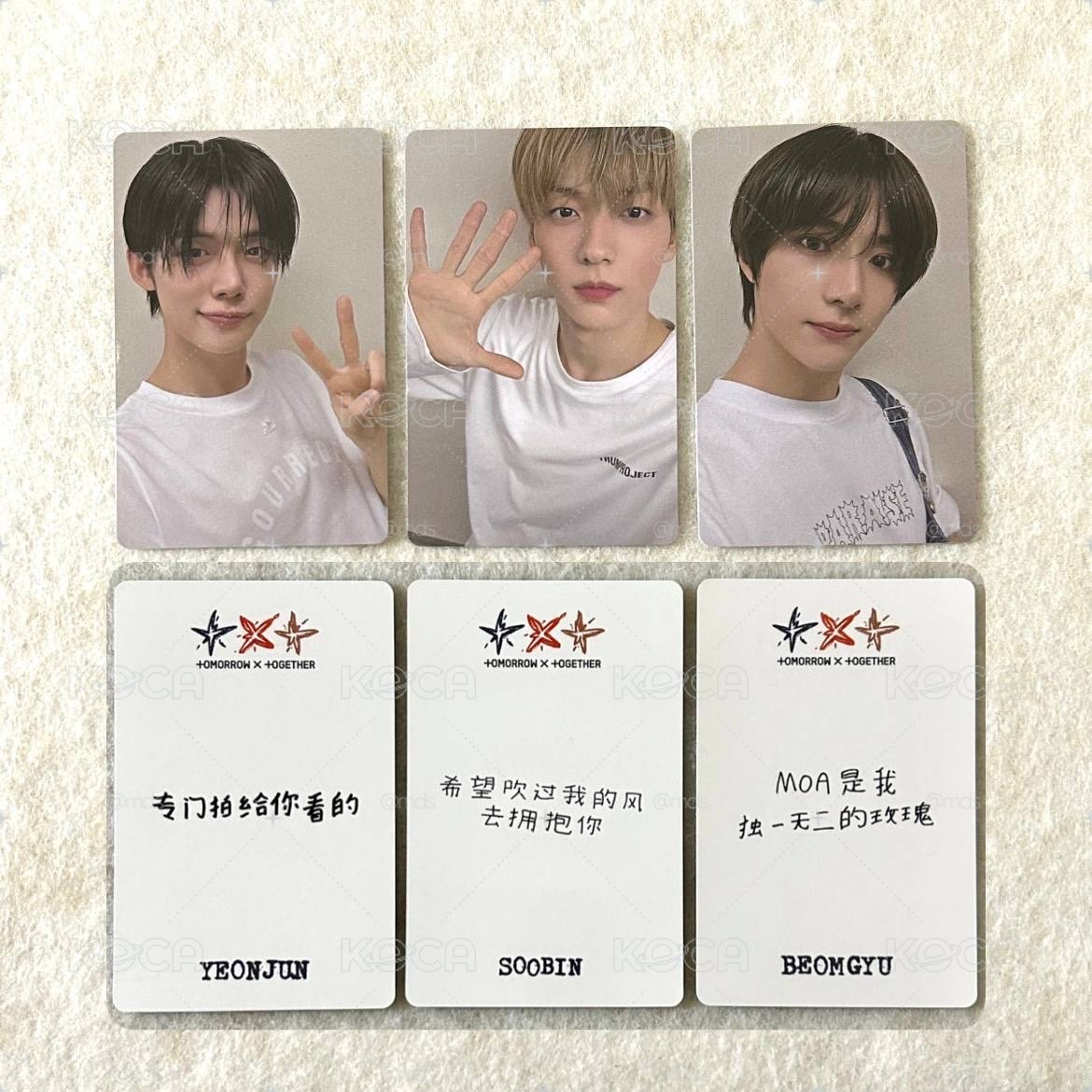 然竣 秀彬 杋圭 告白中文卡背💗