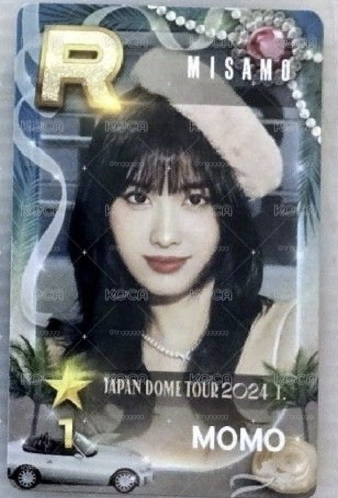 TWICE 迷二 東蛋 遊戲卡 Momo