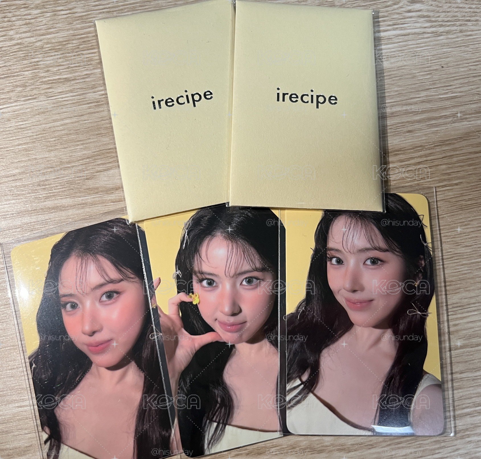 Irecipe代言卡set