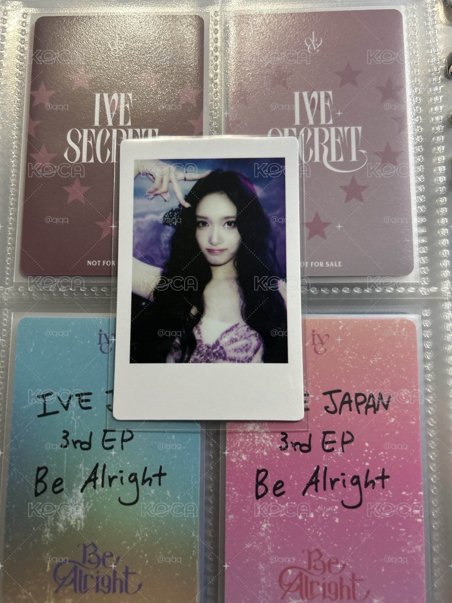 IVE SECRET yeti 幸運卡 拍立得瑞