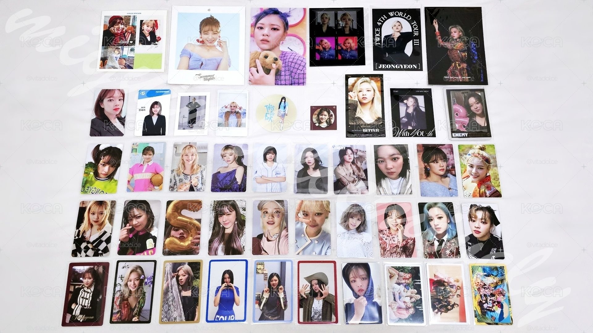 TWICE JEONGYEON SET 定延小卡周邊區 💚 編號見圖三 💕