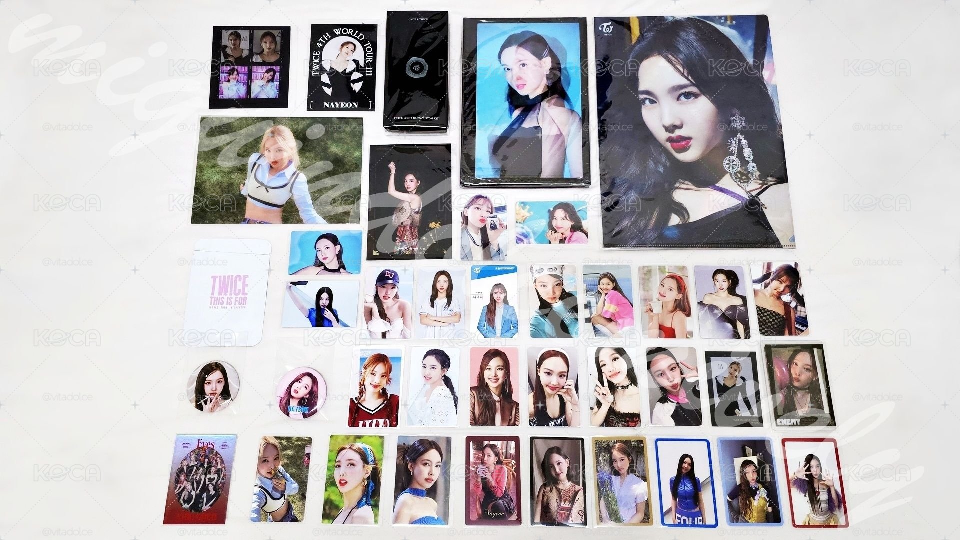 TWICE NAYEON SET 娜璉小卡周邊區 🩵 編號見圖三 💕
