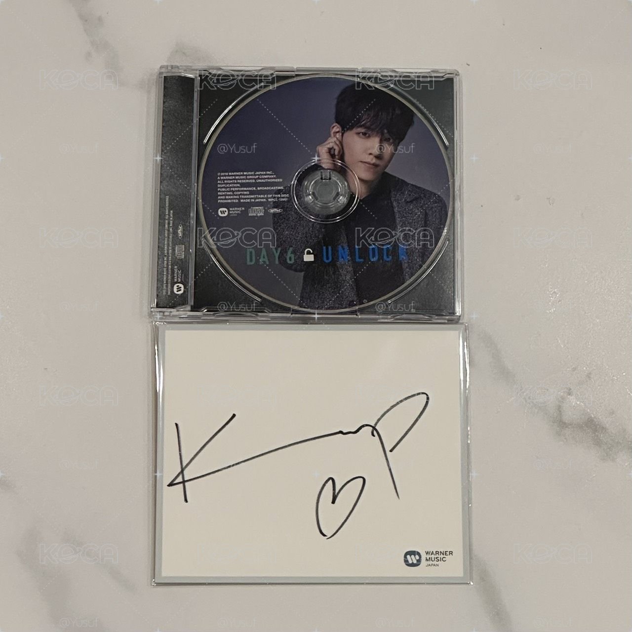 金元弼親簽UNLOCK CD