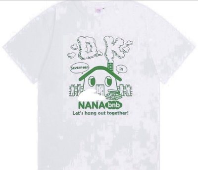 李碩珉nanabnb T-shirt 無特典（M號)！初版無小狗版本！本體800需多帶300