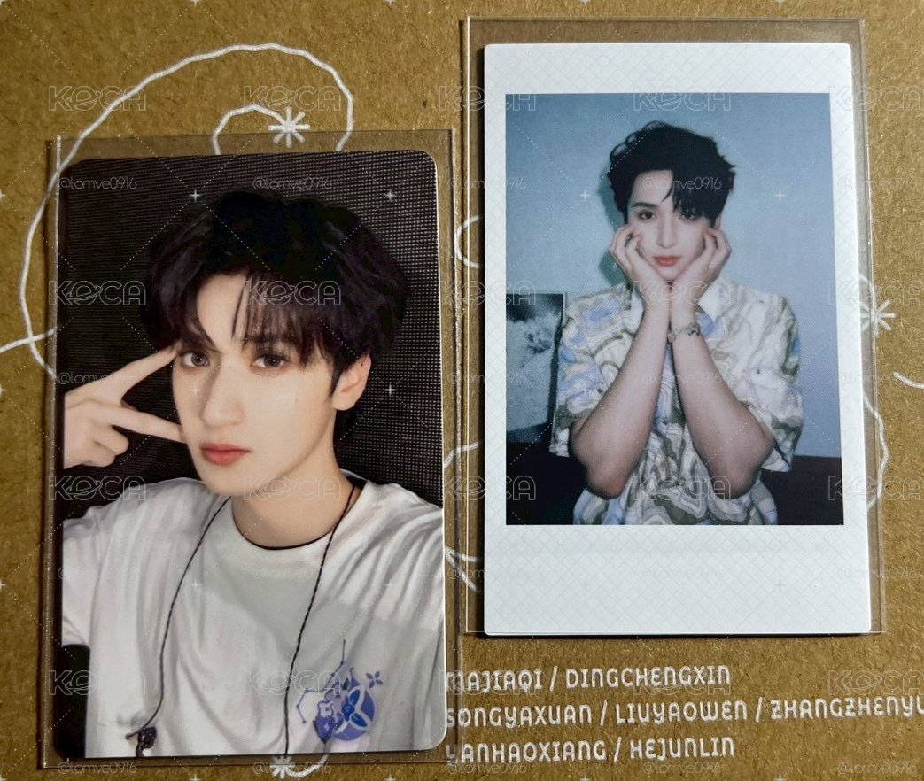 時代少年團 嚴浩翔 大連冠軍T恤卡｜三專拍立得卡