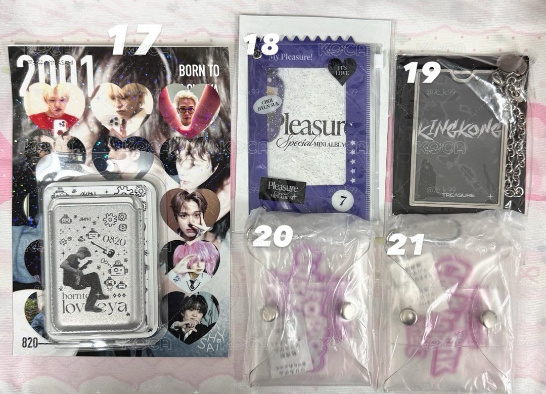 TREASURE 周邊
