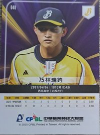 2025中職球員卡