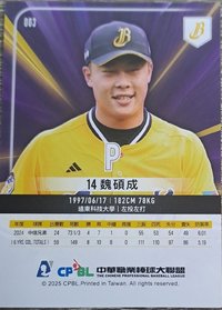 2025中職球員卡