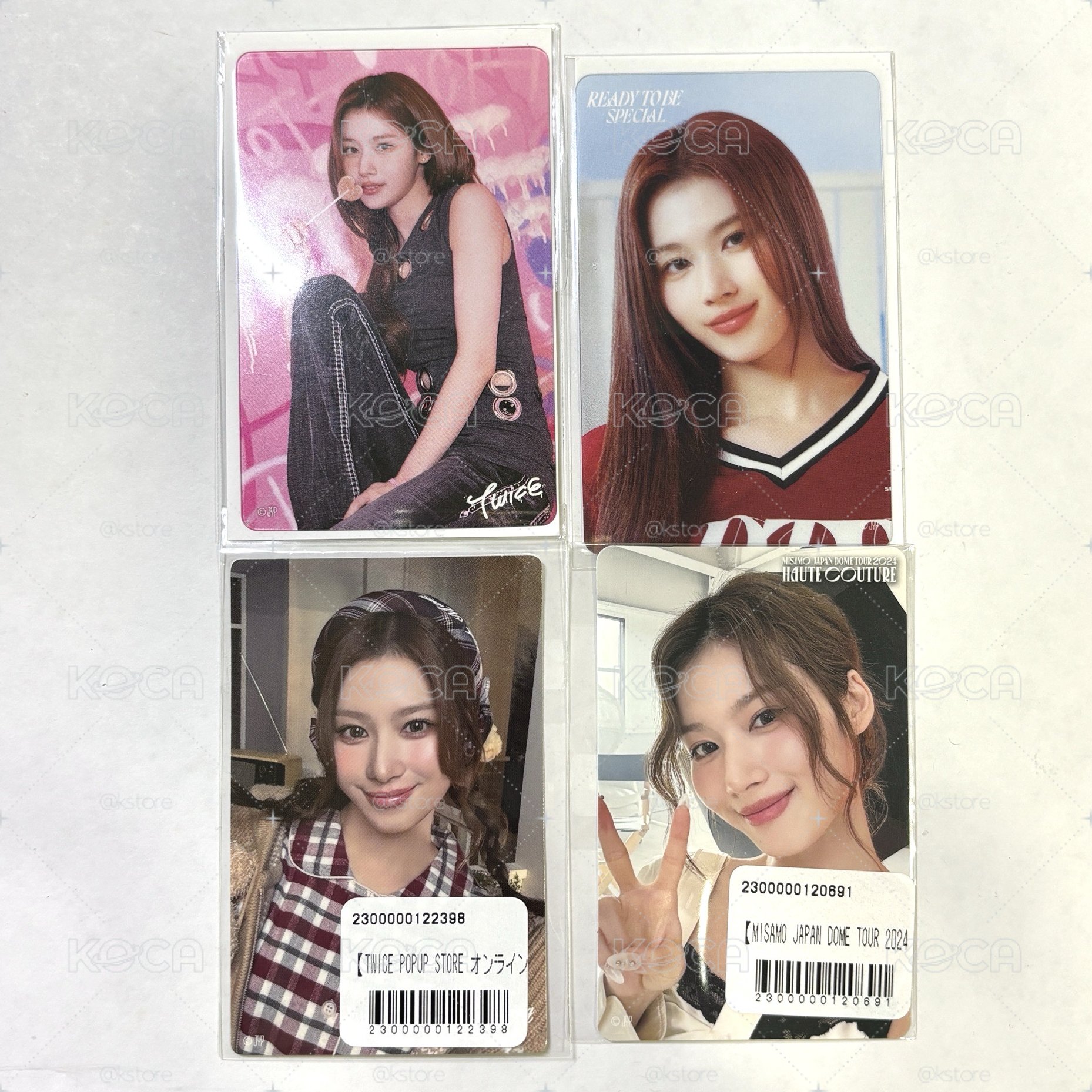 TWICE SANA（透卡*2+卡貼*2）