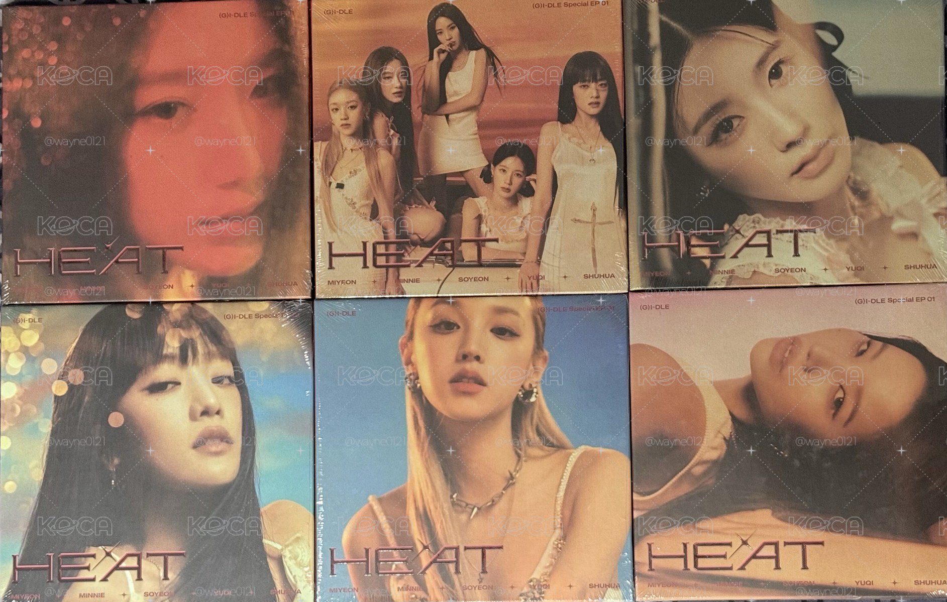 i-dle HEAT專輯一套全新未拆