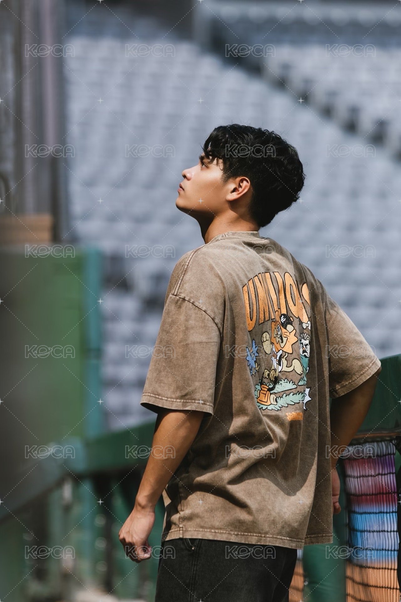 【Woden x Unilions x Yamama】水洗 LOGO Tee 棕