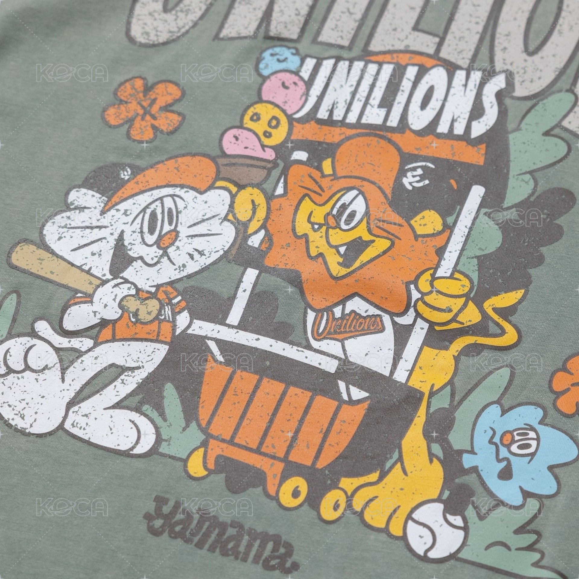 【Woden x Unilions x Yamama】水洗 LOGO Tee 棕