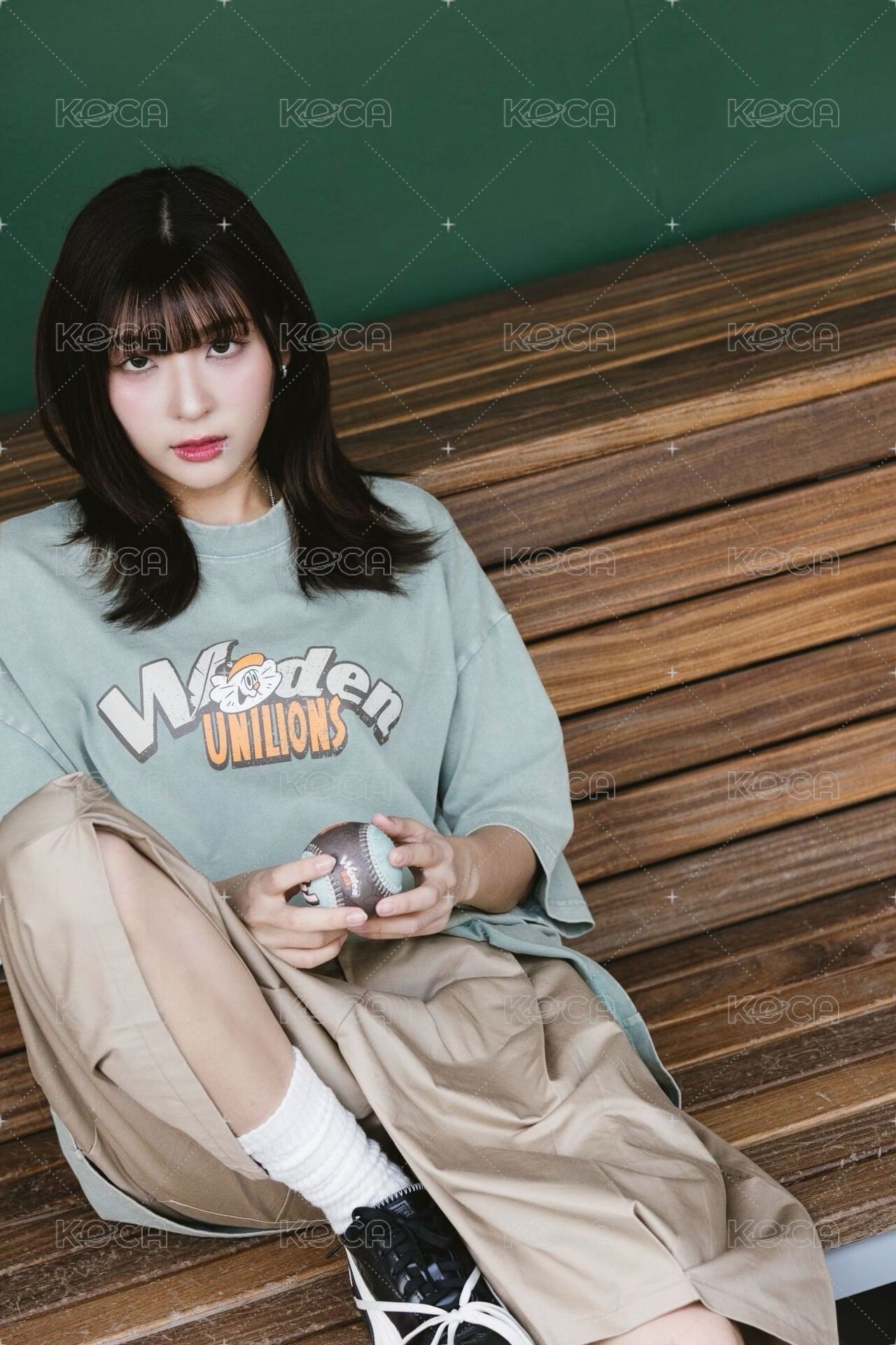【Woden x Unilions x Yamama】水洗 LOGO Tee 棕