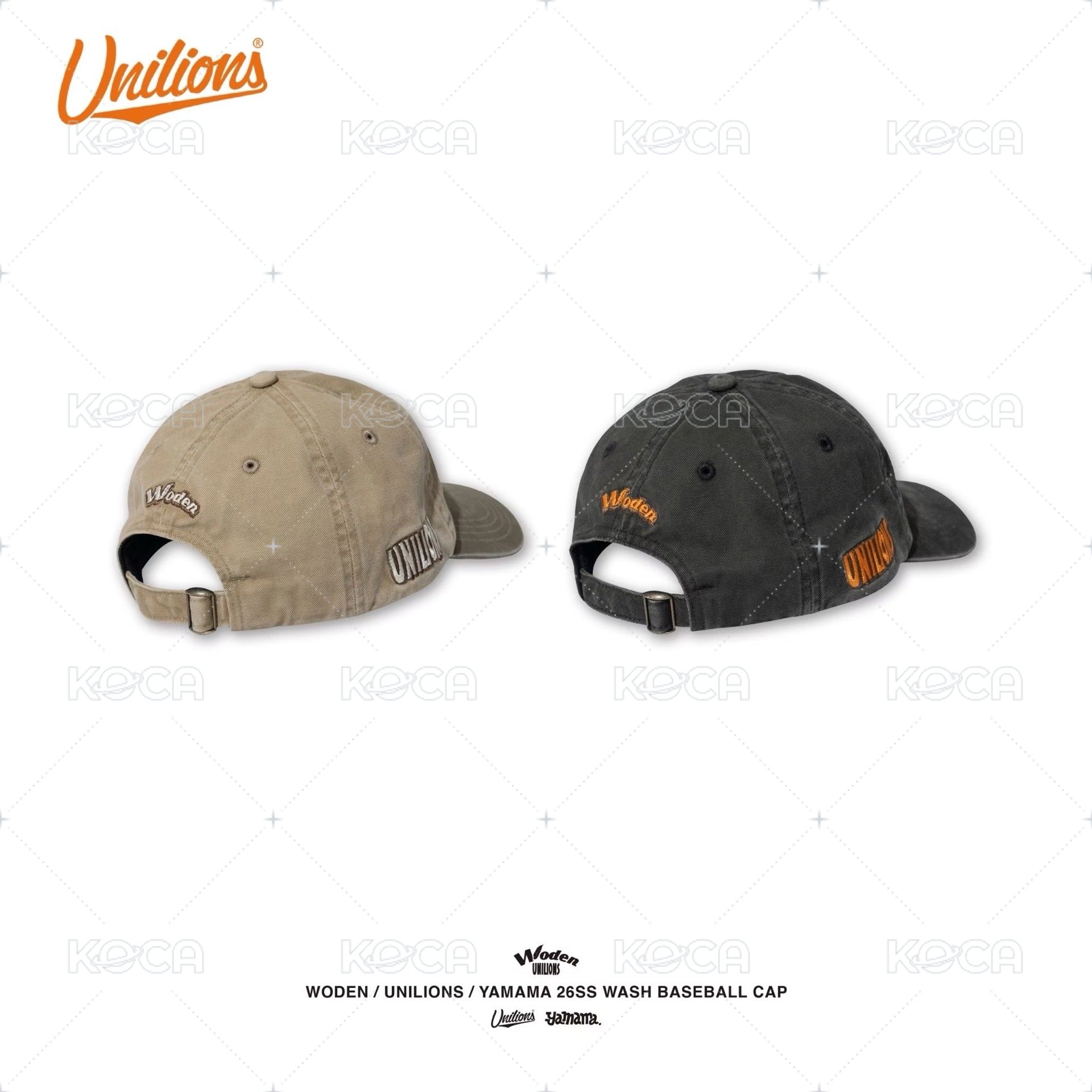 【Woden x Unilions x Yamama】水洗棒球帽 綠