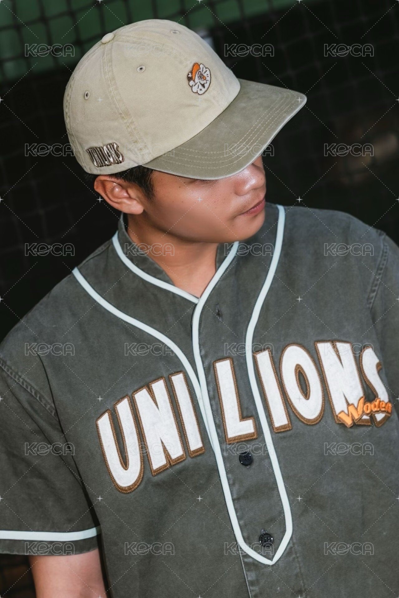【Woden x Unilions x Yamama】水洗棒球帽 綠