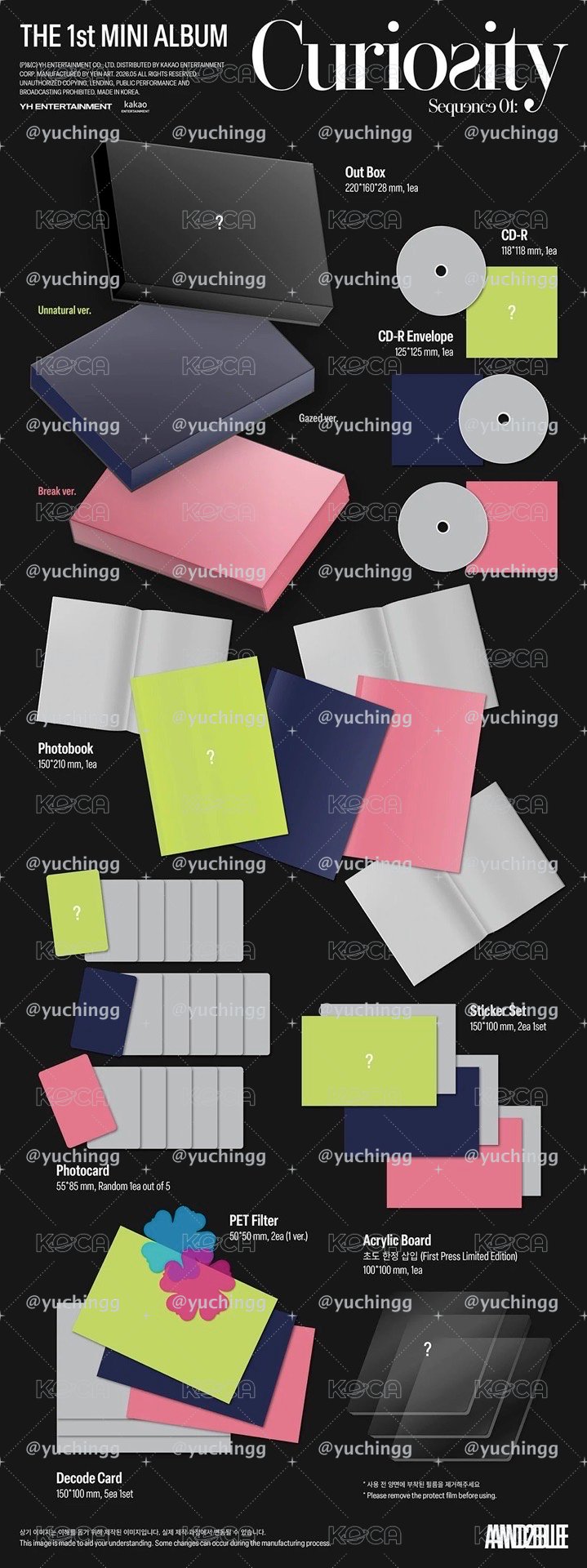 【非現預售拼車】Sequence 01: Curiosity 專輯