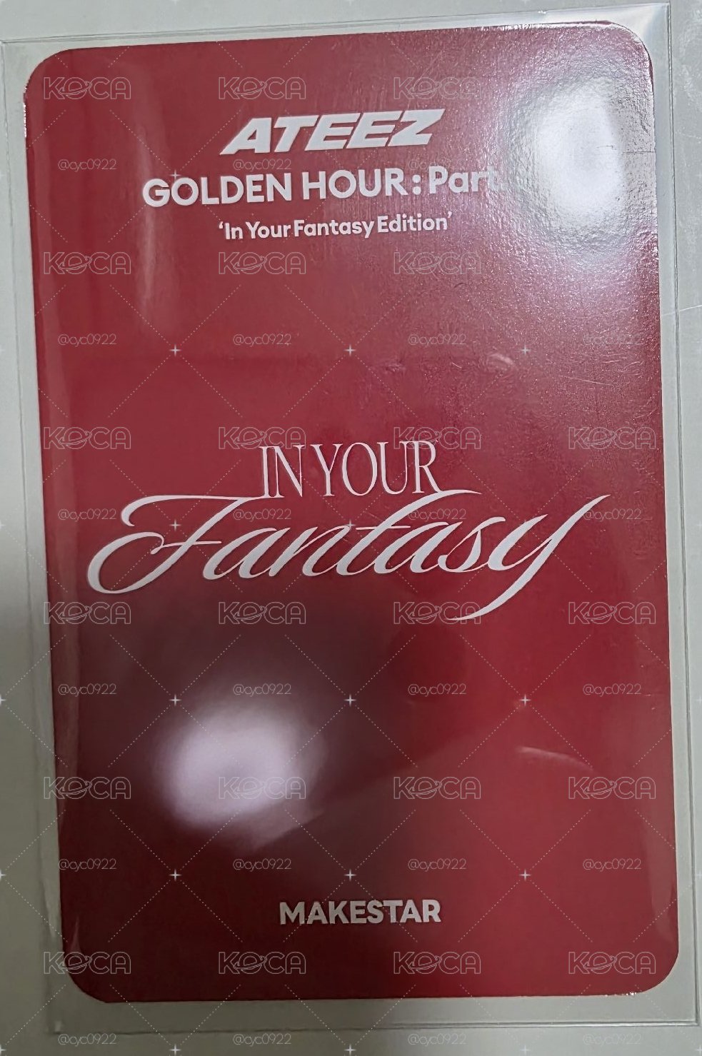 In Your Fantasy makestar 弘傘 雙人卡