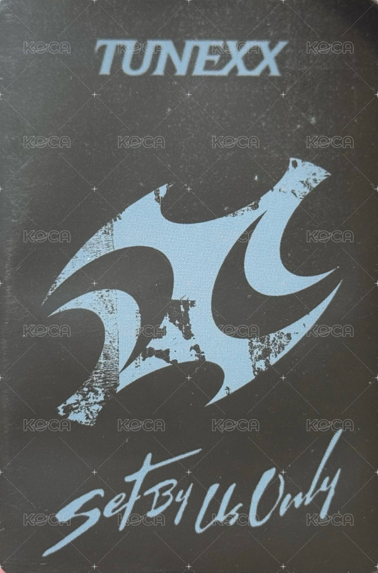 SET BY US ONLY 專輯卡 UNSET ver. 背面