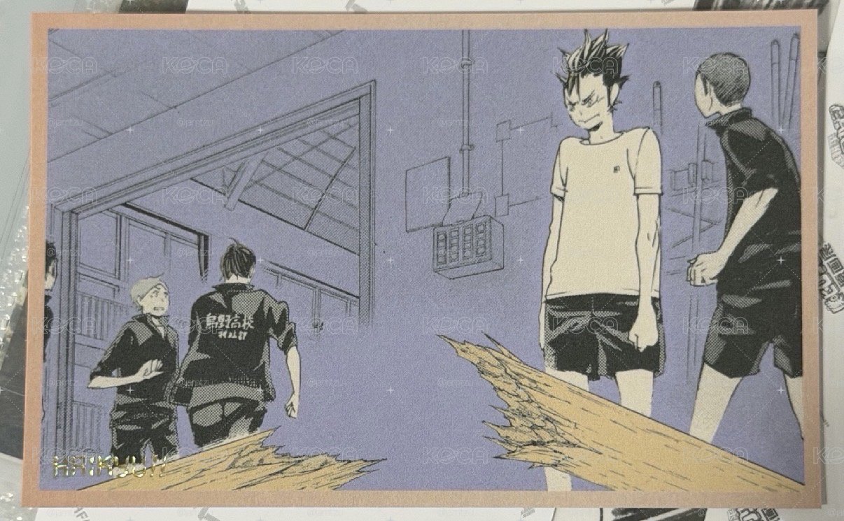 排球少年 燙金回憶卡