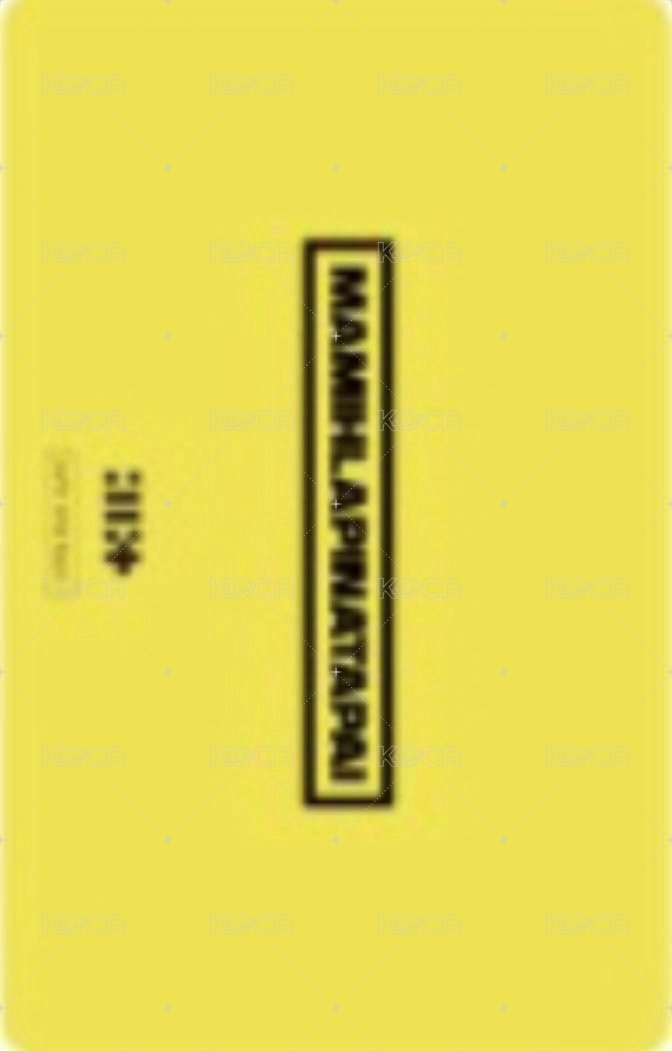 MAMIHLAPINATAPAI hmv 預售 特典卡  背面